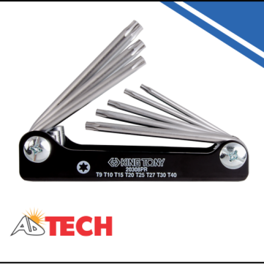 Bộ lục giác bông xếp 8 cây Kingtony 20308PR