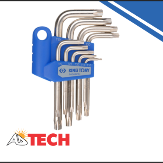 Bộ lục gi&aacute;c sao 9 chi tiết Kingtony 20309PR