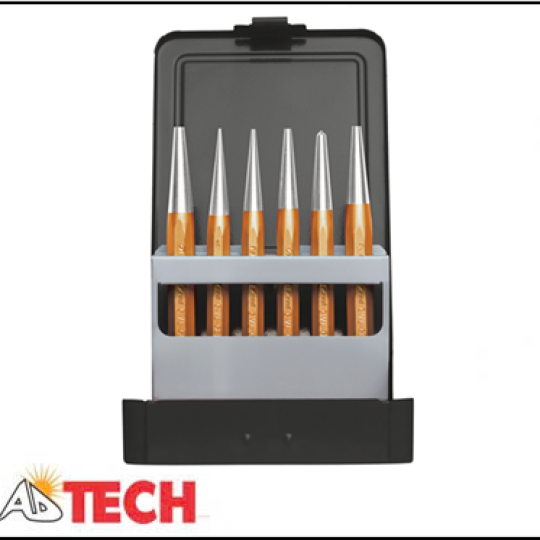 Bộ đột lỗ cầm tay 6 chi tiết 1-10 mm GEDORE R90100006