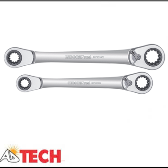 Cờ l&ecirc; hai đầu v&ograve;ng tự động 2 chi tiết GEDORE R07501002