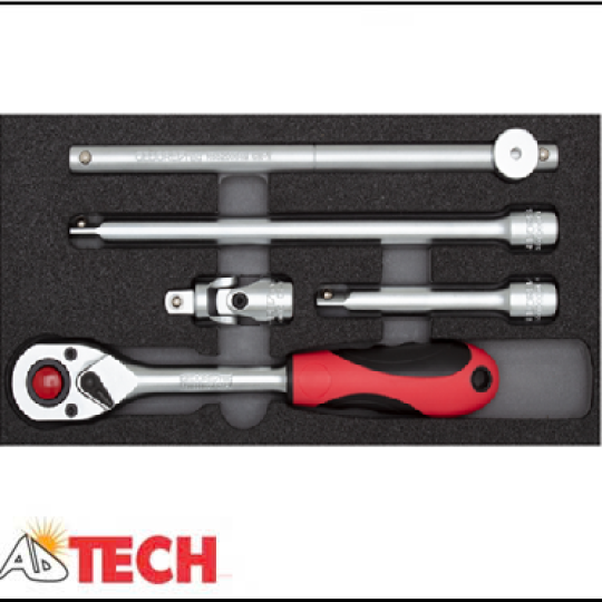 Bộ cờ l&ecirc; đầu tu&yacute;p 1/2" 5 chi tiết GEDORE R22150008