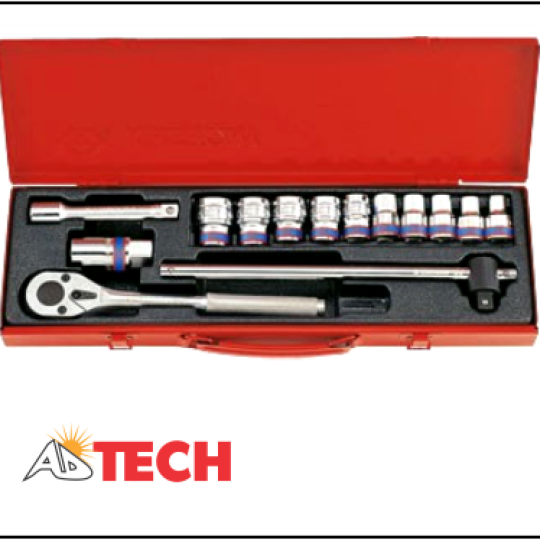 Bộ tu&yacute;p 14 chi tiết hệ m&eacute;t Kingtony 4514MR01 loại 1/2 inch