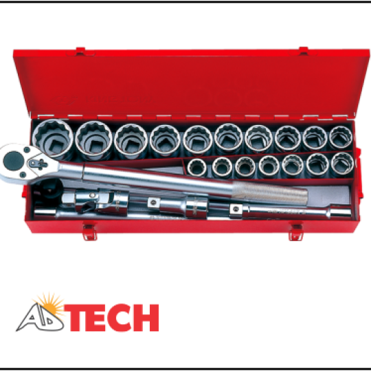 Bộ tu&yacute;p 23 chi tiết hệ met Kingtony 6023MR 3/4 inch