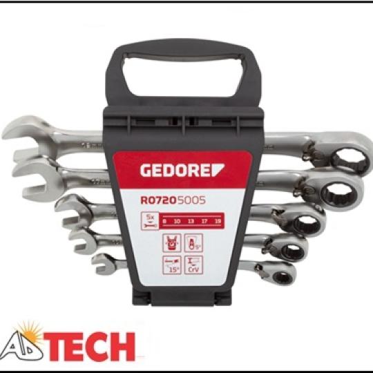 Bộ cờ l&ecirc; tự động 5 chi tiết 8-19 mm Gedore R07205005 Code 3300872