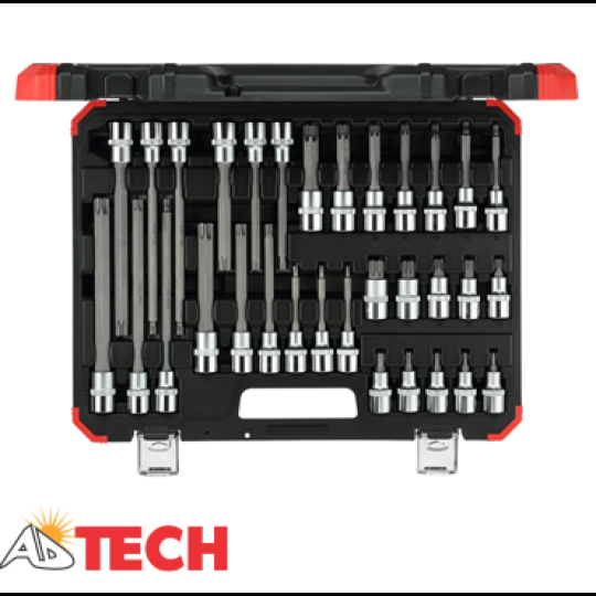 Bộ đầu tu&yacute;p 1/2 inch mũi v&iacute;t lục gi&aacute;c sao 32 chi tiết Gedore R68003030