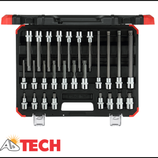 Bộ đầu tu&yacute;p 1/2 inch mũi v&iacute;t XZN 26 chi tiết Gedore R68003026