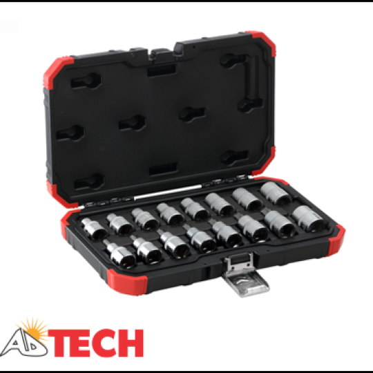 Bộ đầu tu&yacute;p sao 1/2 inch 16 chi tiết Gedore R68003016