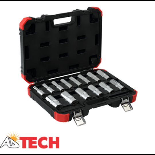 Bộ đầu tu&yacute;p 1/2 inch 10-32 mm 14 chi tiết Gedore R61003114