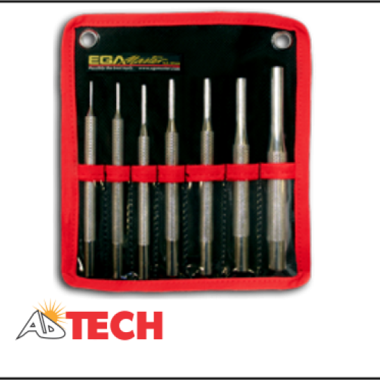 Bộ đục lỗ 7 chi tiết cao cấp d&agrave;i 150mm 68591