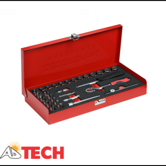 Bộ tu&yacute;p 1/4 inch 4-13 mm 33 chi tiết Gedore R49044033
