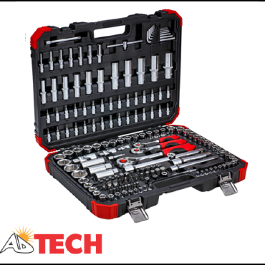 Bộ tu&yacute;p 1/2 + 3/8 + 1/4 inch 172 chi tiết Gedore R45603172