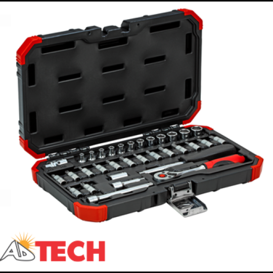Bộ tu&yacute;p 1/4 inch 4-13 mm 33 chi tiết Gedore R49003033