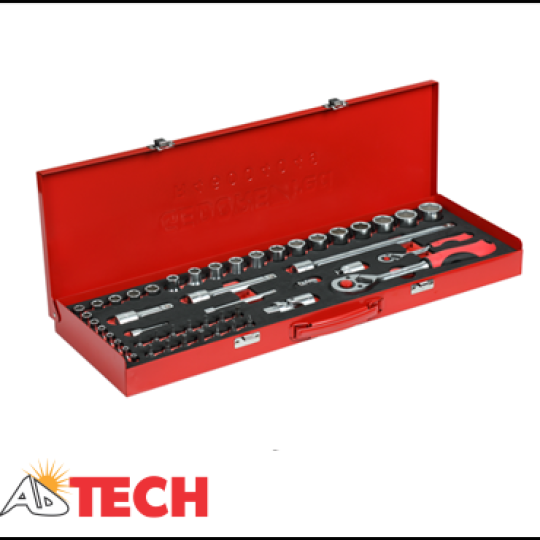 Bộ tu&yacute;p 1/4 + 1/2 inch 49 chi tiết Gedore R46004049 