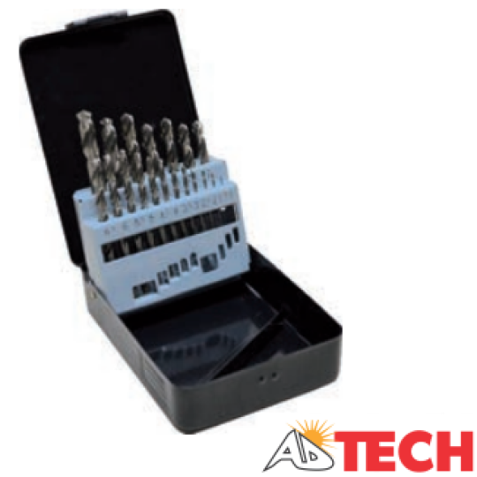 Bộ mũi khoan th&eacute;p gi&oacute; HSS 1-10mm Ega Master 66327