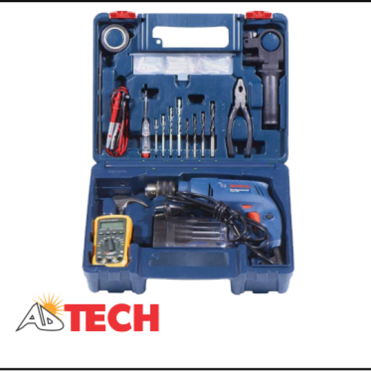M&aacute;y khoan động lực Bosch GSB 550 (Vali) 100 m&oacute;n