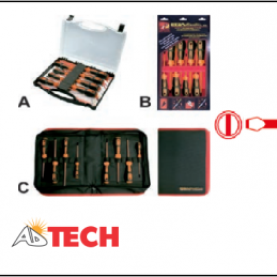 Bộ tua v&iacute;t dẹp 8 chi tiết  Ega Master&nbsp;&nbsp;55504