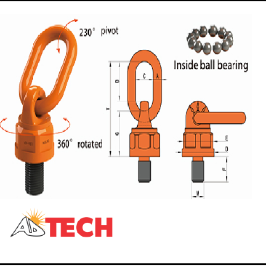 Bu l&ocirc;ng tai cẩu xoay 35 tấn Yiyun YD083-M90S