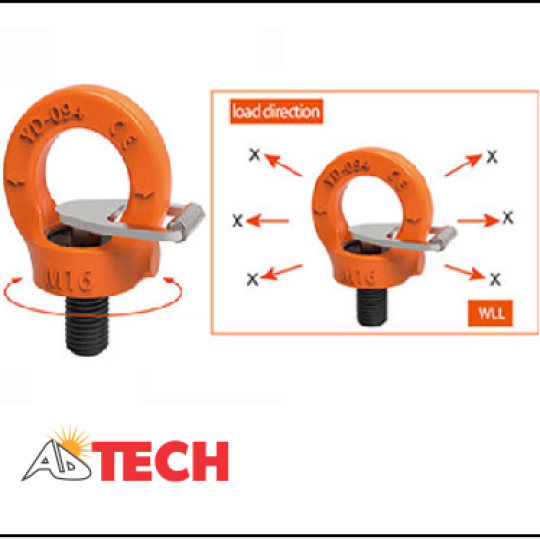 Bu l&ocirc;ng tai cẩu xoay 2.3 tấn Yiyun YD094-M22