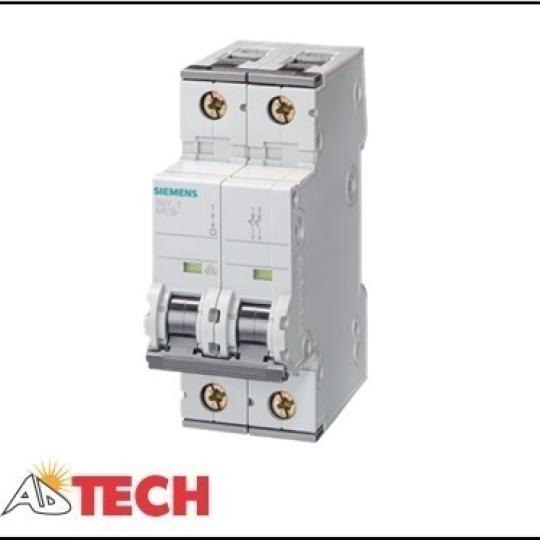 Cầu dao tự động Aptomat MCB 2P Siemens 5SY5208-7CC, 8A, 10KA