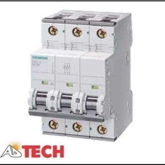 Cầu dao tự động Aptomat MCB 3P Siemens 5SY8308-7, 8A, 25KA