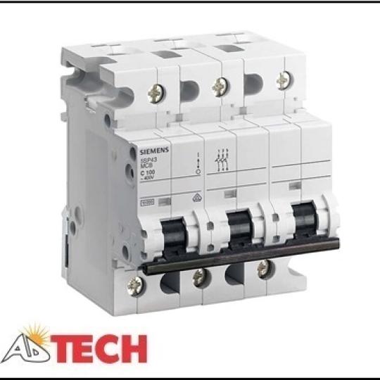 Cầu dao tự động Aptomat MCB 3P Siemens 5SP4380-7, 80A, 10KA