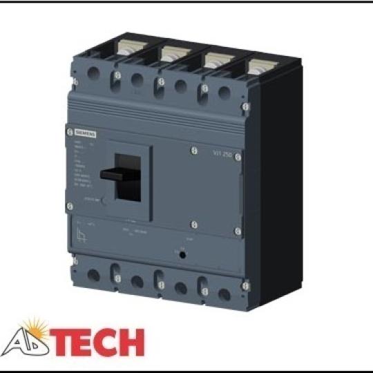 Cầu dao tự động MCCB 4P Sinova Siemens 3VJ1220-7EA42-0AA0, 200A, 55kA