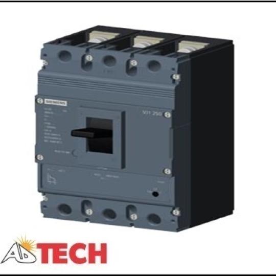 Cầu dao MCCB chỉnh d&ograve;ng 3P Sinova Siemens 3VJ1225-7DB32-0AA0 250A 55kA