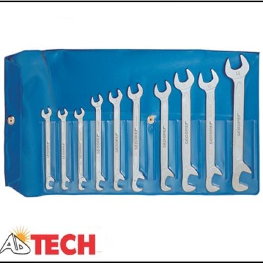 Bộ cờ l&ecirc; hai đầu miệng 10 chi tiết 5 - 13 mm Gedore 8-0100 Code 6099000