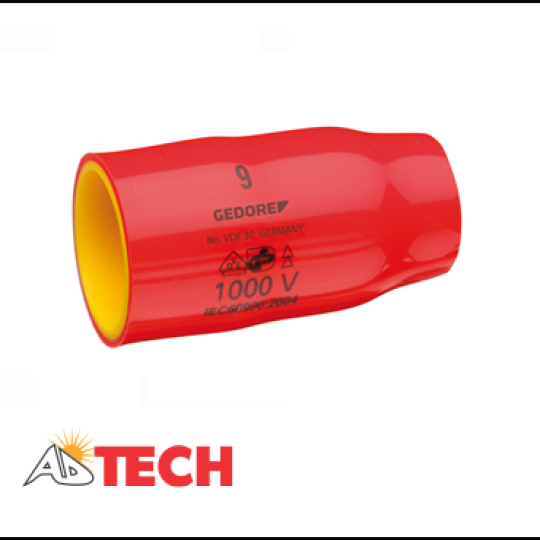Đầu tu&yacute;p 3/8 inch 8 mm c&aacute;ch điện 1000V Gedore VDE 30 8 code 2946394