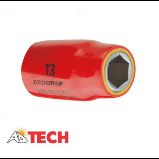 Đầu tu&yacute;p 1/2 inch 24 mm c&aacute;ch điện 1000V Gedore VDE 19 24 code 6123590