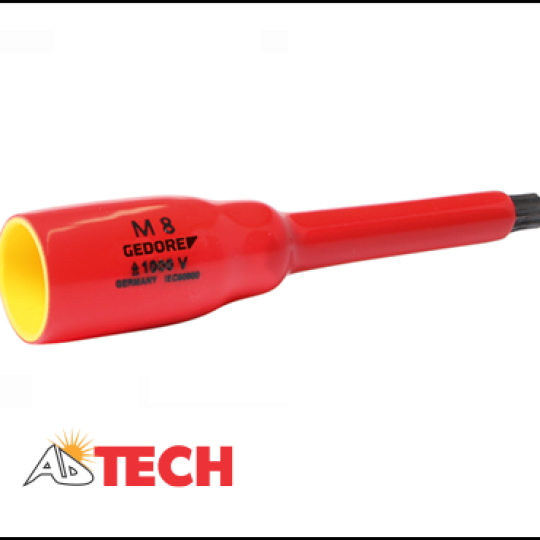 Đầu tu&yacute;p 3/8 inch mũi v&iacute;t XZN M8 c&aacute;ch điện 1000V Gedore VDE INX 30 8 code 2946564