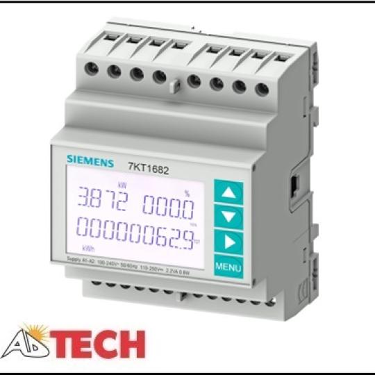 Đồng hồ điện đa năng loại gắn tr&ecirc;n DIN rail Siemens 7KT1681