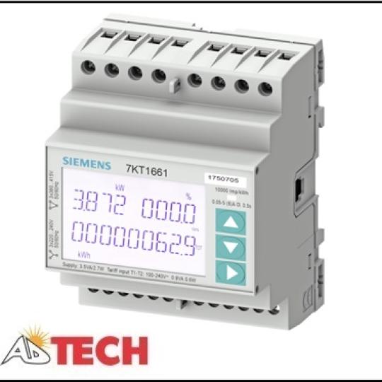 Đồng hồ điện đa năng loại gắn tr&ecirc;n DIN rail Siemens 7KT1672