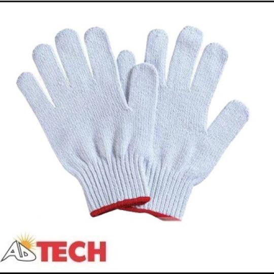 Găng tay bảo hộ sợi m&agrave;u trắng 80g