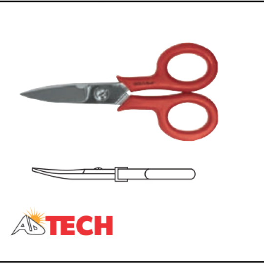 K&eacute;o cắt thợ điện 145mm mũi cong Ega Master 69535