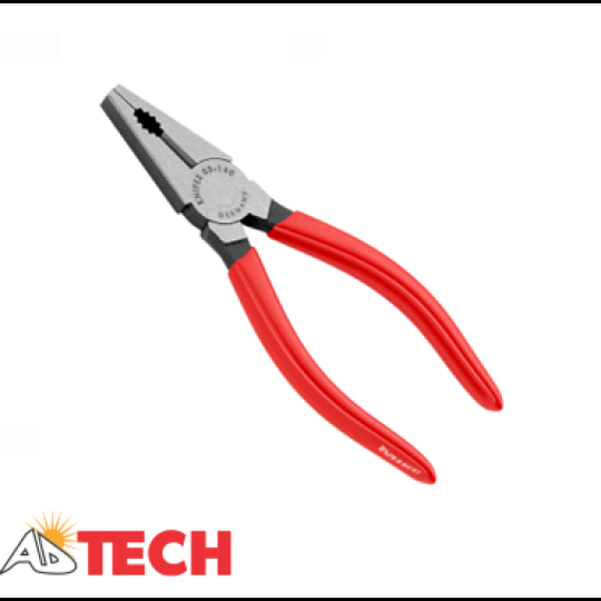 K&igrave;m đa năng 250mm Knipex 03 01 250 c&aacute;n bọc PVC trơn, mạ đen