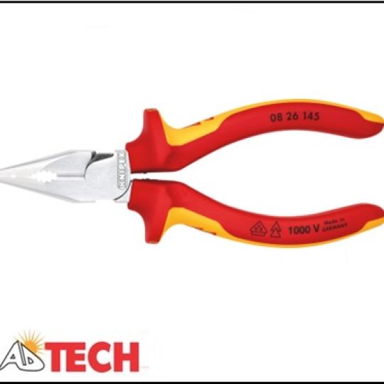 K&igrave;m mũi nhọn 145 mm c&aacute;ch điện 1000V Knipex 08 26 145 SB