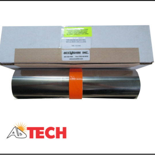  Miếng ch&egrave;n inox 302/304SS cuộn lớn d&agrave;y 0.25mm