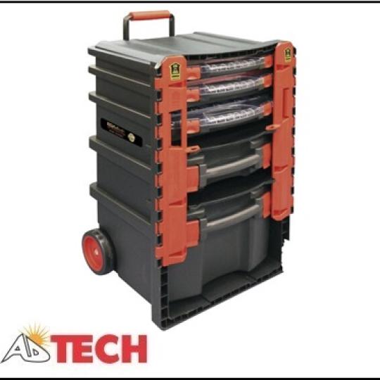 Th&ugrave;ng nhựa đựng dụng cụ 5 ngăn loại k&eacute;o Ega Master 50966
