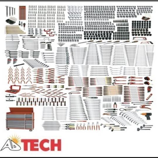 Tủ dụng cụ 1393 chi tiết Ega Master 56176