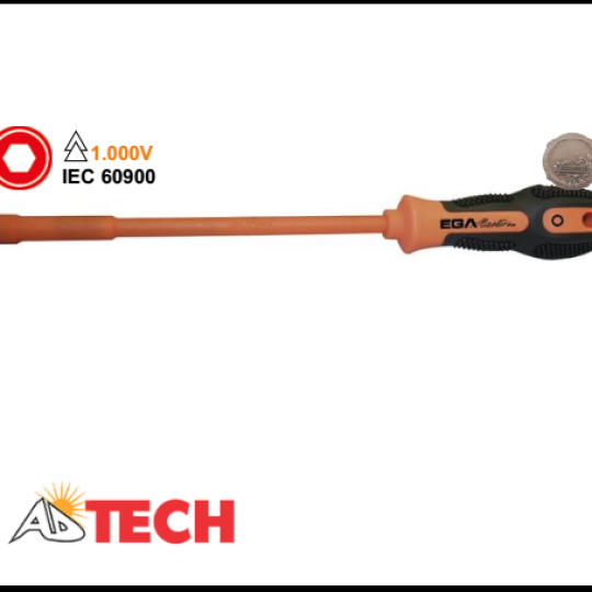 Tua v&iacute;t đầu tu&yacute;p lục gi&aacute;c 7x160mm c&aacute;ch điện 1000V Ega Master 74702