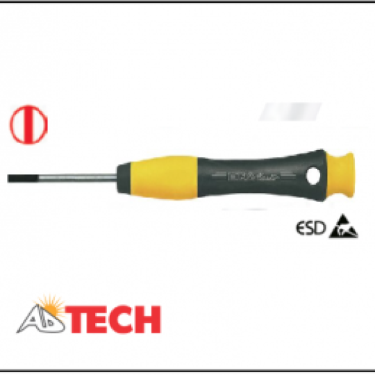 Tua v&iacute;t dẹt chống tĩnh điện 3.5mm Ega Master 64745